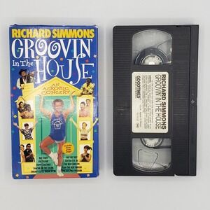 Richard Simmons Groovin in the House VHS Video Tape Exercise Aerobics
